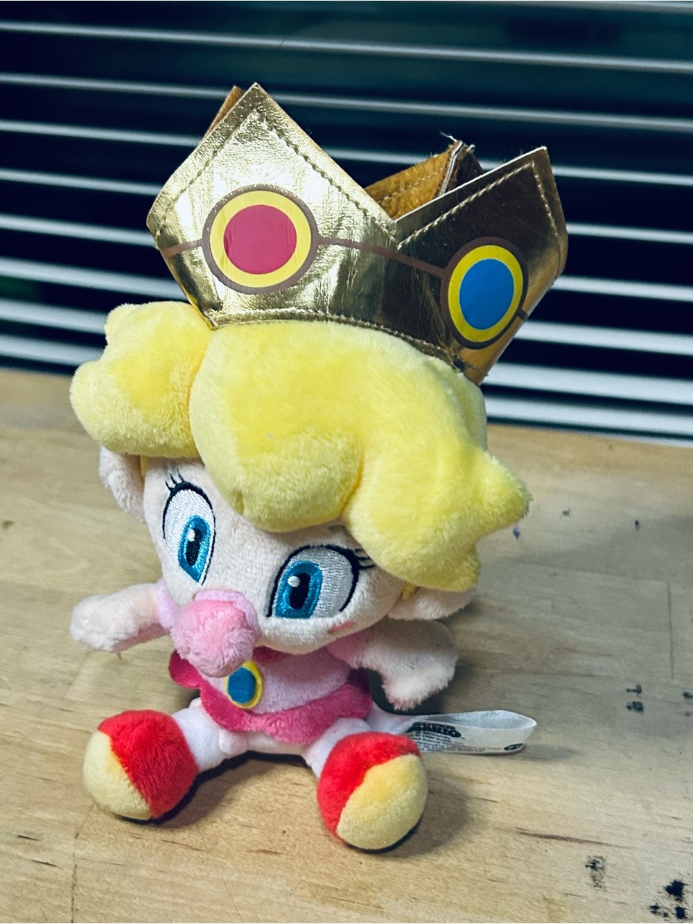 Super Mario Bros. 2019 Little Buddy Baby Princess Peach 6" Plush Doll Nintendo